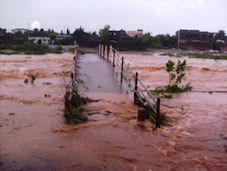 overstromingen in Ouaga